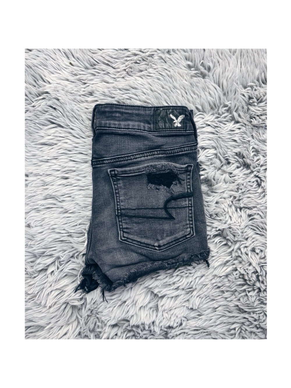 American Eagle Black Denim Shorts